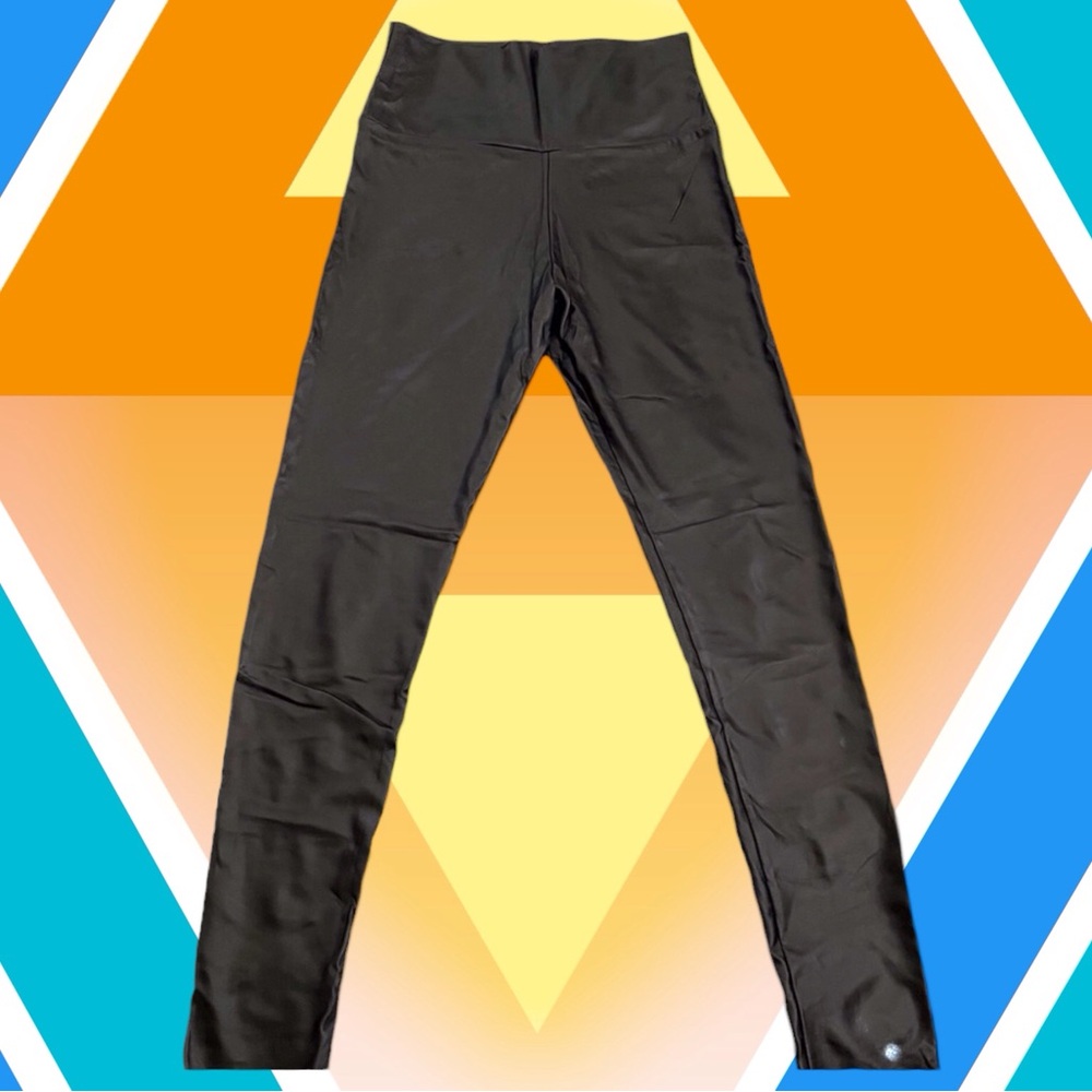 “Unprepared Cargo Pants” Faux Leather Pants